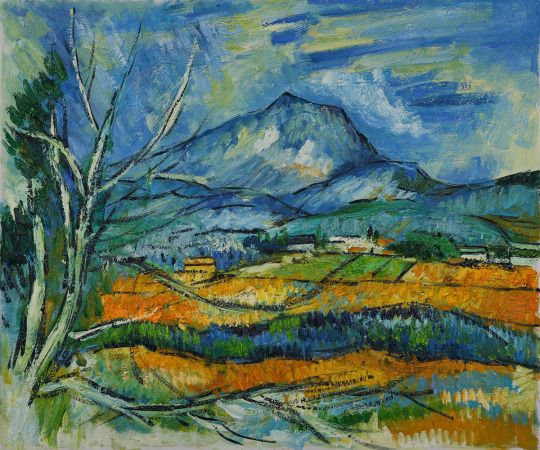 540x450 Mont Sainte Victoire By Paul Cezanne - Mont Sainte Victoire Painting