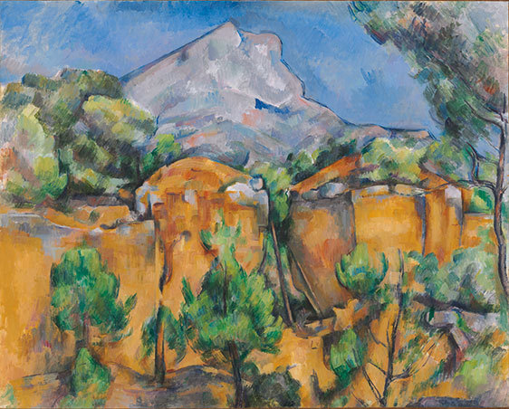 562x452 Artwork By Paul - Mont Sainte Victoire Painting