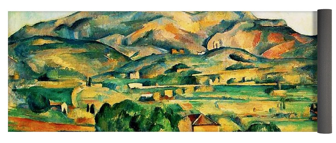 1171x500 Mont Sainte Victoire Seen From Bellevue Yoga Mat For Sale By Paul - Mont Sainte Victoire Painting