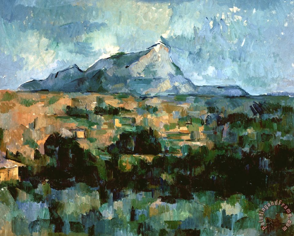 960x772 Paul Cezanne Montagne Sainte Victoire 1904 06 Oil On Canvas - Mont Sainte Victoire Painting
