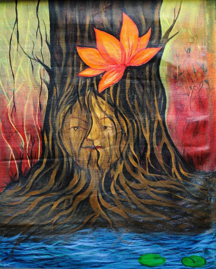 724x900 Montage Painting By Rajeev M Krishnan - Montage Painting