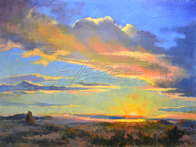400x300 Painting Montana Landscapes - Montana Landscape Painting