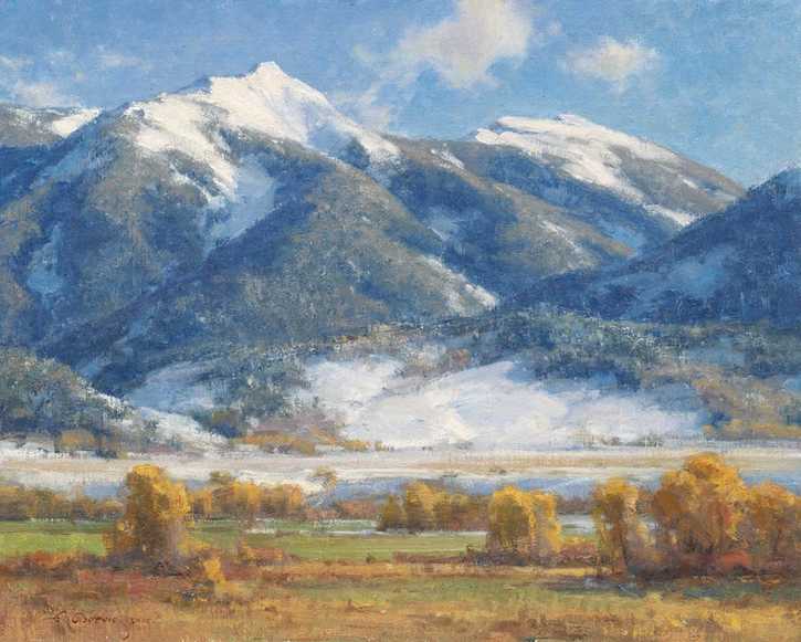 725x581 Clyde Aspevig's Artwork In Collections - Montana Landscape Painting