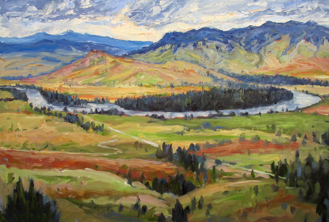 640x432 John Maurer - Montana Landscape Painting