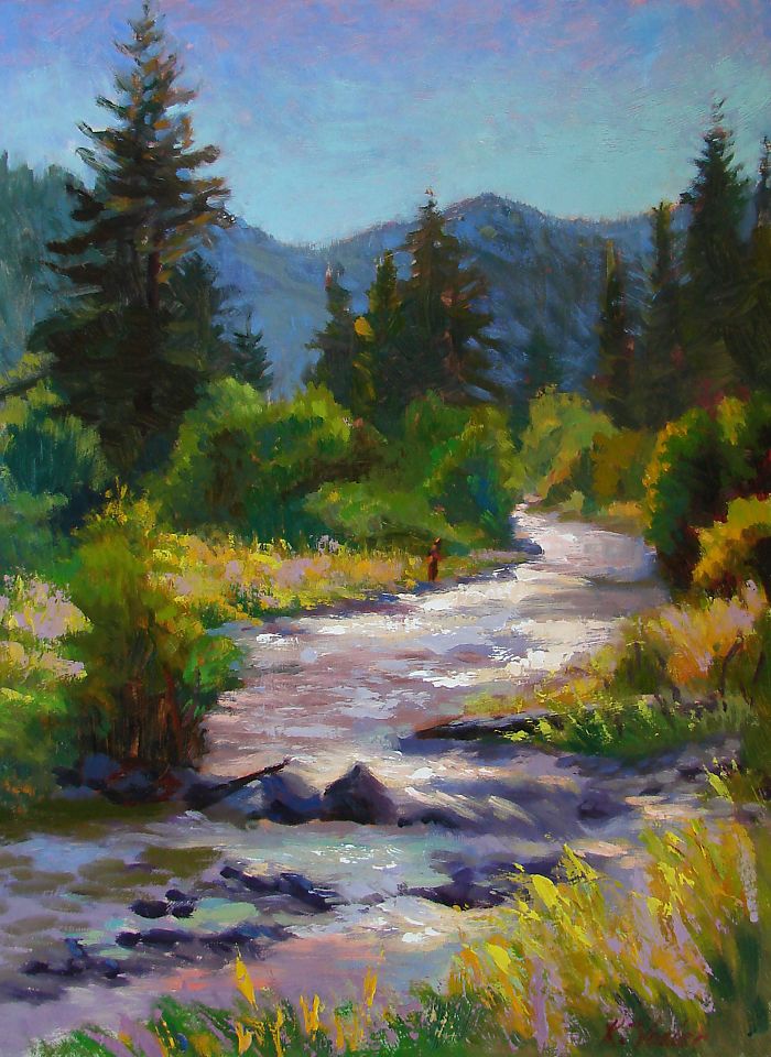 Montana Landscape Painting at PaintingValley.com | Explore collection ...