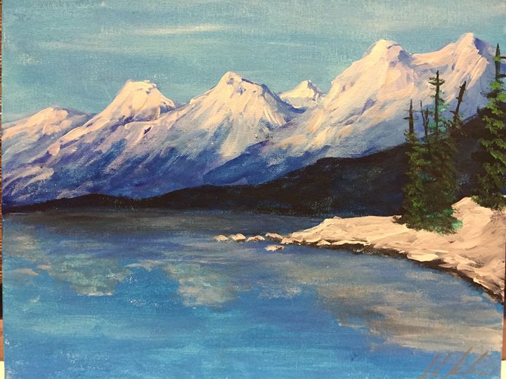720x540 Lake Mcdonald Montana - Montana Landscape Painting