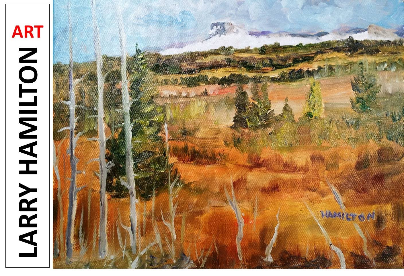 1409x962 Oil Painting Chief Mountain, Montana - Montana Painting