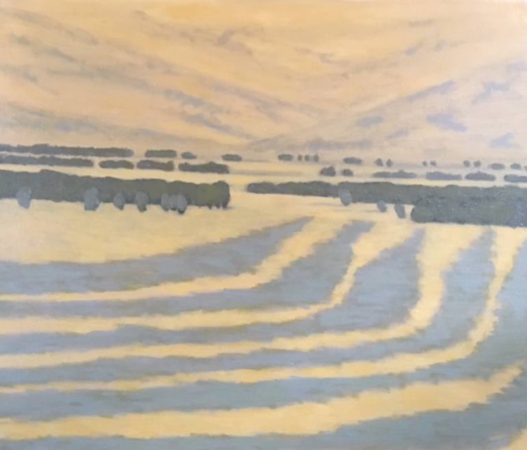 770x657 Saatchi Art August In Montana Painting By Wilson Boswell - Montana Painting