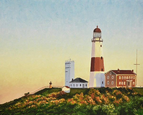 600x480 Montauk Lighthouse Painting By Dmitriy Shvets - Montauk Lighthouse Painting