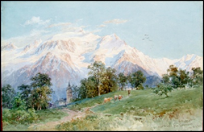 400x260 Mountain Paintings - Monte Painting