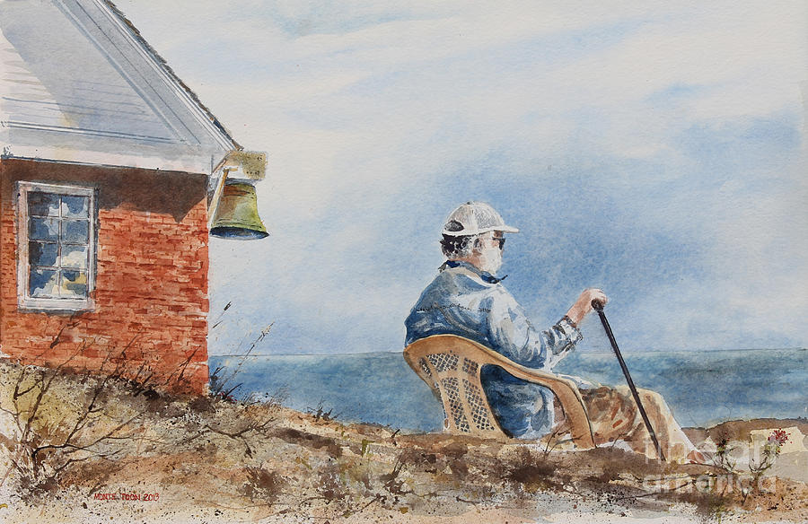 900x584 Passing Time Painting By Monte Toon - Monte Painting