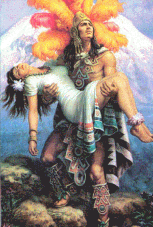 300x446 The Treasure Of El Dorado - Montezuma Painting