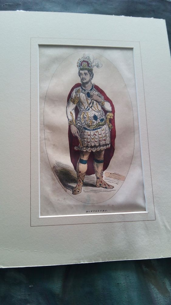 563x1000 Vintage Montezuma Print On Paper, 8x4.5 Inch Montezuma, Art - Montezuma Painting