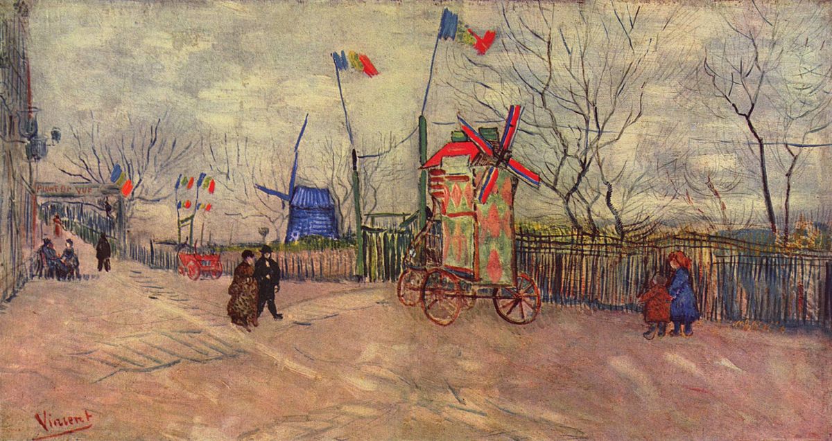 1200x637 Montmartre (Van Gogh Series) - Montmartre Painting
