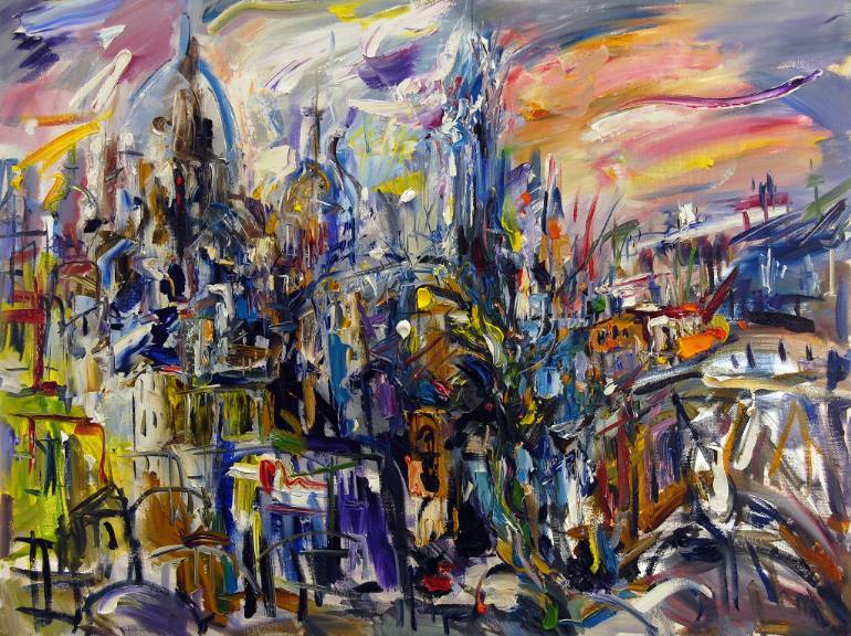 770x576 Saatchi Art Montmartre Painting By Natasha Kamburova - Montmartre Painting