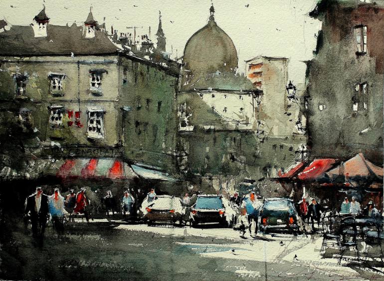 770x564 Saatchi Art Up To Montmartre Painting By Maximilian Damico - Montmartre Painting