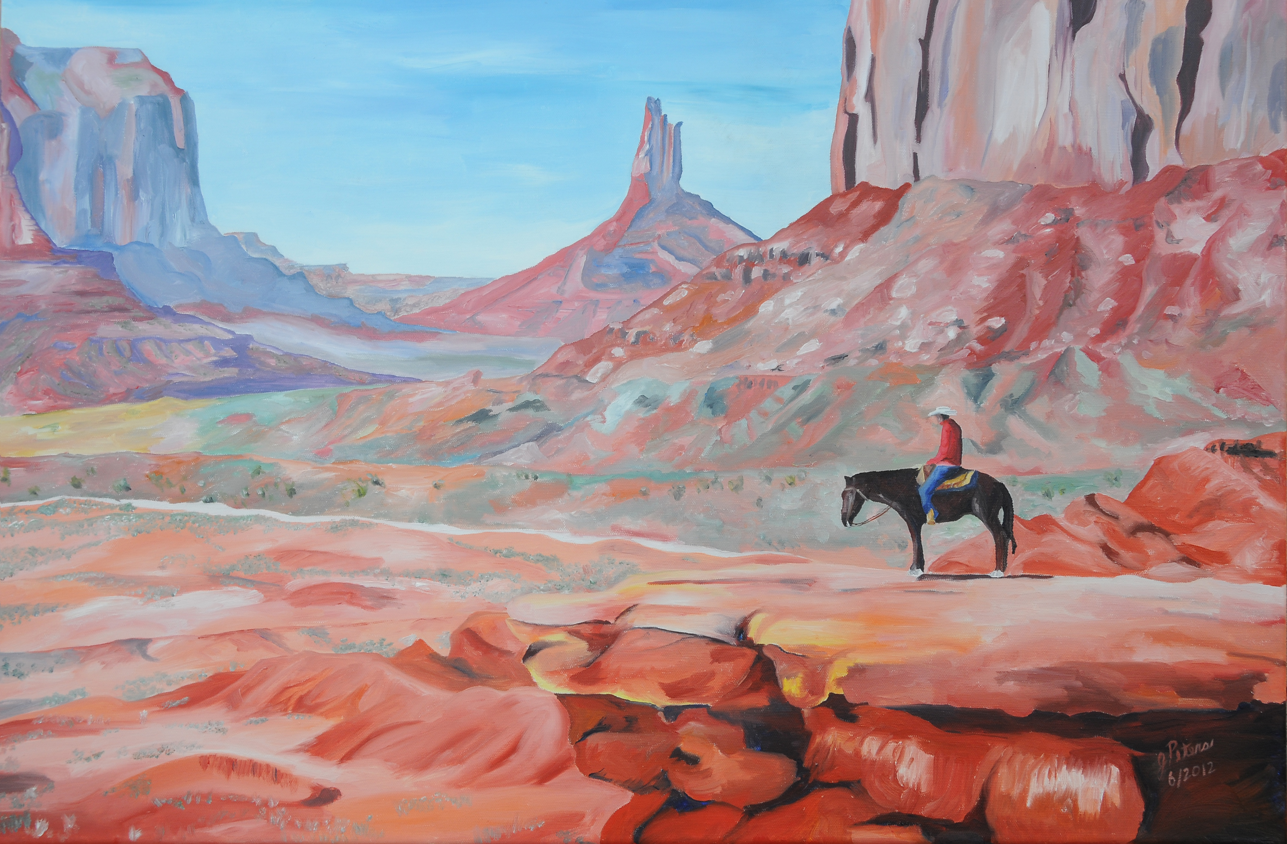 4288x2812 Monument Valley Juliepeters - Monument Valley Painting