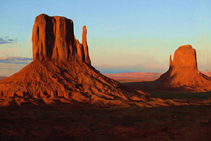 300x200 Monument Valley Paintings Fine Art America - Monument Valley Painting
