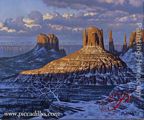 505x420 Alexei Butirskiy Monument Valley Painting Anysize 50% Off - Monument Valley Painting