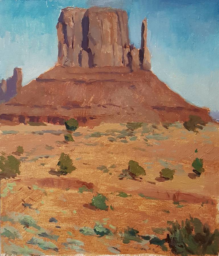 770x899 Saatchi Art Monument Valley Painting By Justinas Krasuckas - Monument Valley Painting