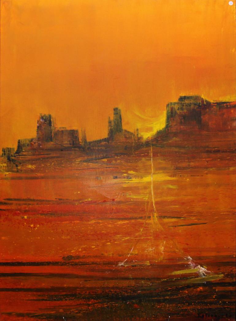 770x1046 Saatchi Art Monument Valley Painting By Otto Von Kotzebue - Monument Valley Painting