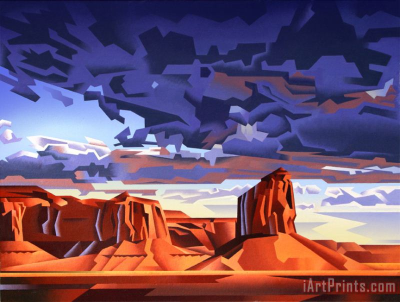 800x604 Collection Monument Valley Storm Painting - Monument Valley Painting