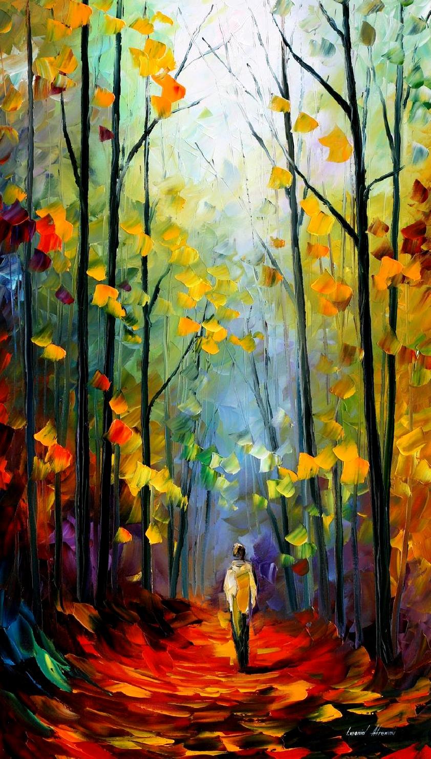 842x1483 Leonid Afremov, Oil On Canvas, Palette Knife, Buy Original - Mood Painting