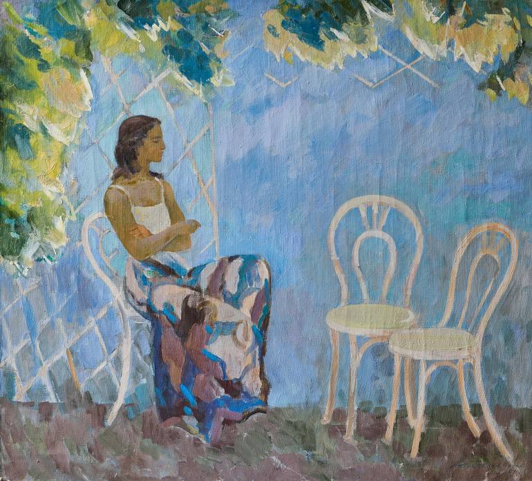 770x696 Saatchi Art Southern Mood Painting By Paula Lytovchenko - Mood Painting