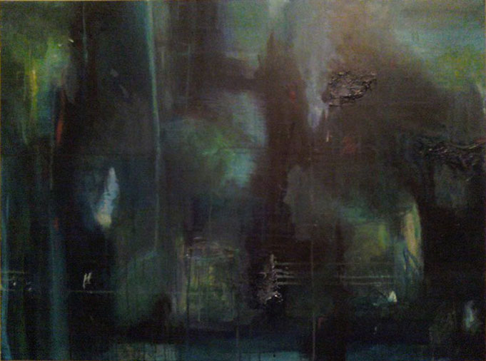 681x506 New Works Leah Prusiner - Moody Painting