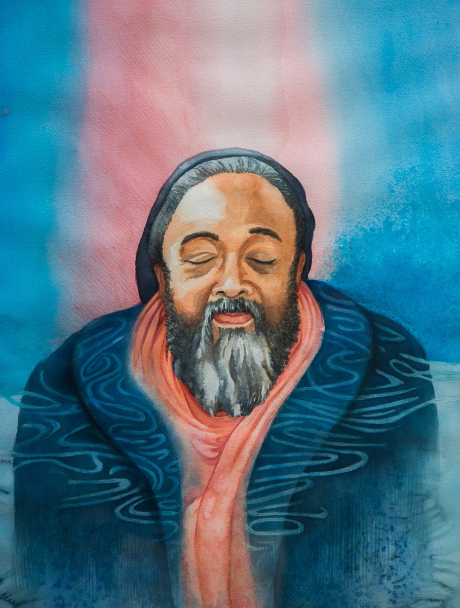 908x1200 Mooji On Twitter As Soon As You Begin To Sense Your Unity - Mooji Painting