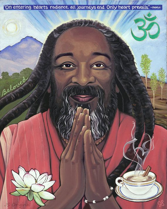 570x713 Painting Of Mooji With Quote. 16x20 By Joyceschuebel On Etsy - Mooji Painting