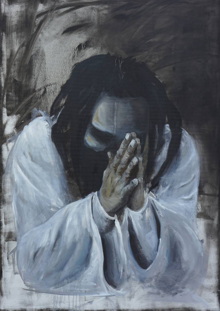 770x1089 Saatchi Art Mooji Painting By Ishiki Arata - Mooji Painting
