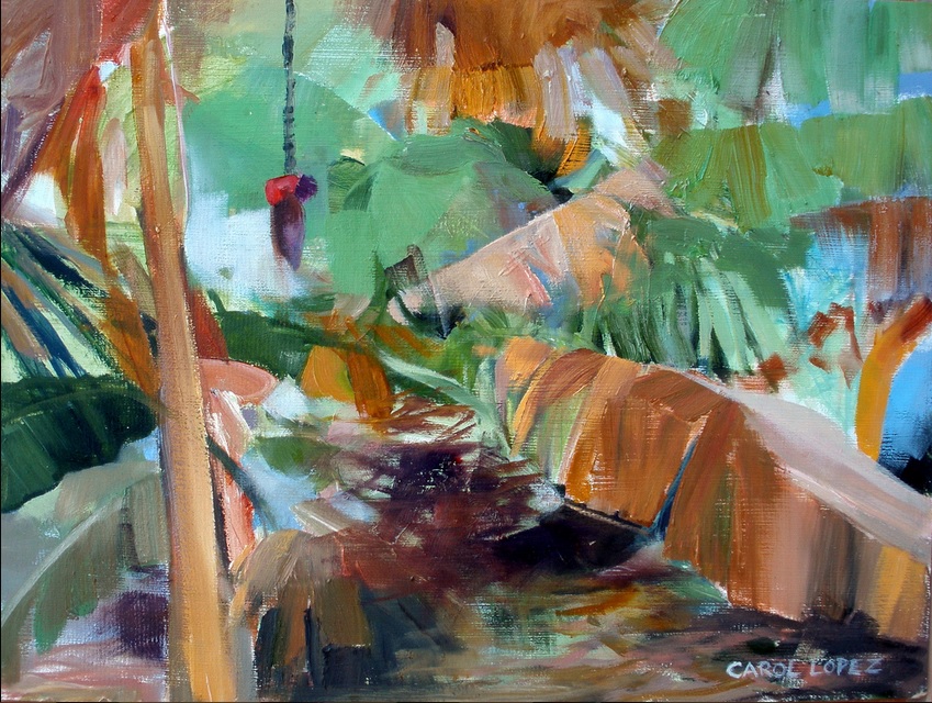 849x640 La Manzanilla Healing, Arts Amp Spanish Retreat 2014 La Catalina - Mooji Painting