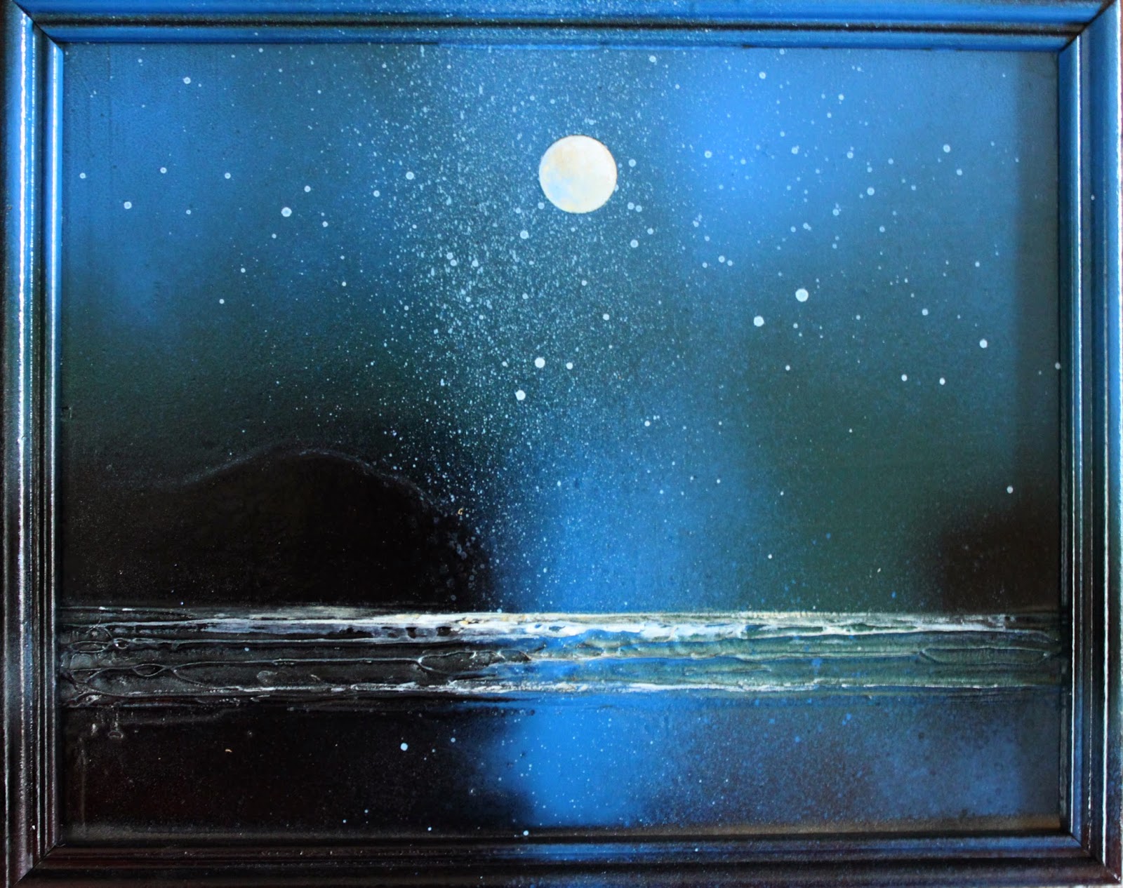 Moon And Stars Painting at Explore collection of