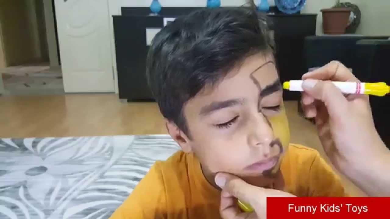 1280x720 Moon And Stars - Moon Face Painting