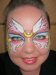 236x314 Sailor Moon Face Paint Inspiration!! Nely Aleman Face Painting - Moon Face Painting