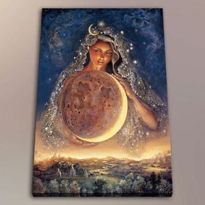 300x300 Hd Print Josephine Wall Moon Goddess Home Art Wall Deco Painting - Moon Goddess Painting