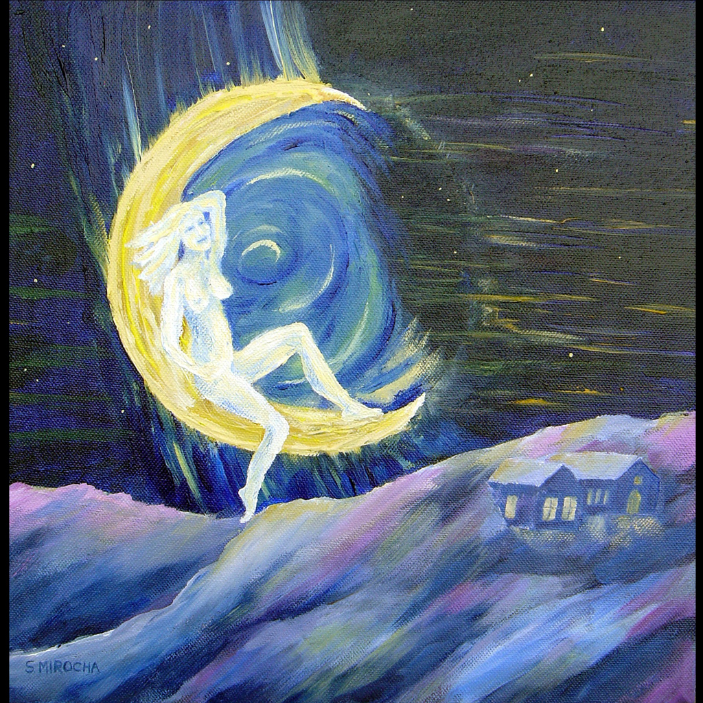 1024x1024 Moon Goddess Otter Creations - Moon Goddess Painting
