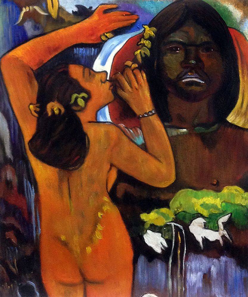 833x1000 Gauguin - Moon Goddess Painting
