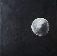 Moon Oil Painting at PaintingValley.com | Explore collection of Moon ...