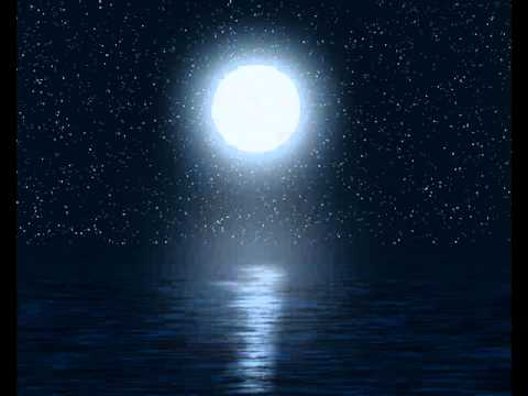 480x360 Moon Over Ocean - Moon Over Ocean Painting