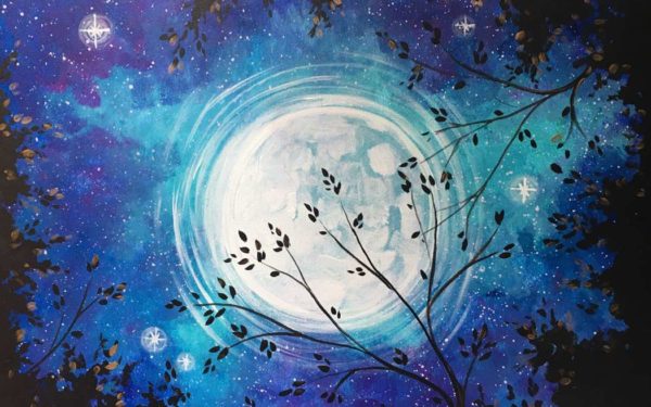 600x375 Moon Gazing Painting Class - Moon Painting