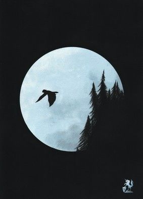 283x394 Moon Painting - Moon Painting Acrylic