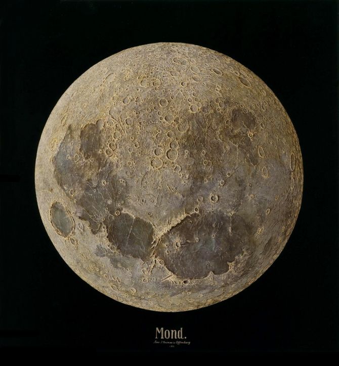 670x724 Rzteach Today Marks The 45th Anniversary Of The First Moon - Moon Painting Famous