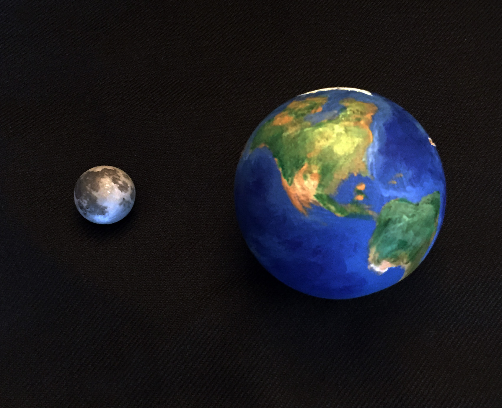 1700x1384 Earth Amp Moon 2 Globe Space Art By Christopher Doll - Moon Painting Images