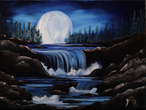 498x374 Moon River - Moon River Painting
