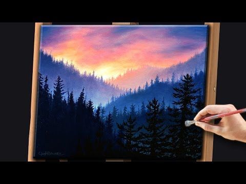480x360 Moon River Step By Step Acrylic Painting On Canvas For Beginners - Moon River Painting