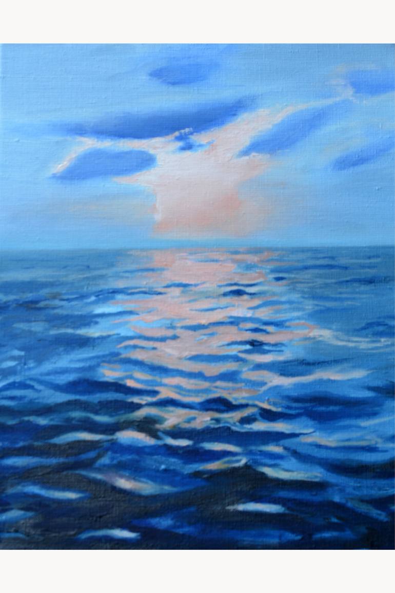 770x1154 Saatchi Art Moon River Painting By Anna Brazhnikova - Moon River Painting