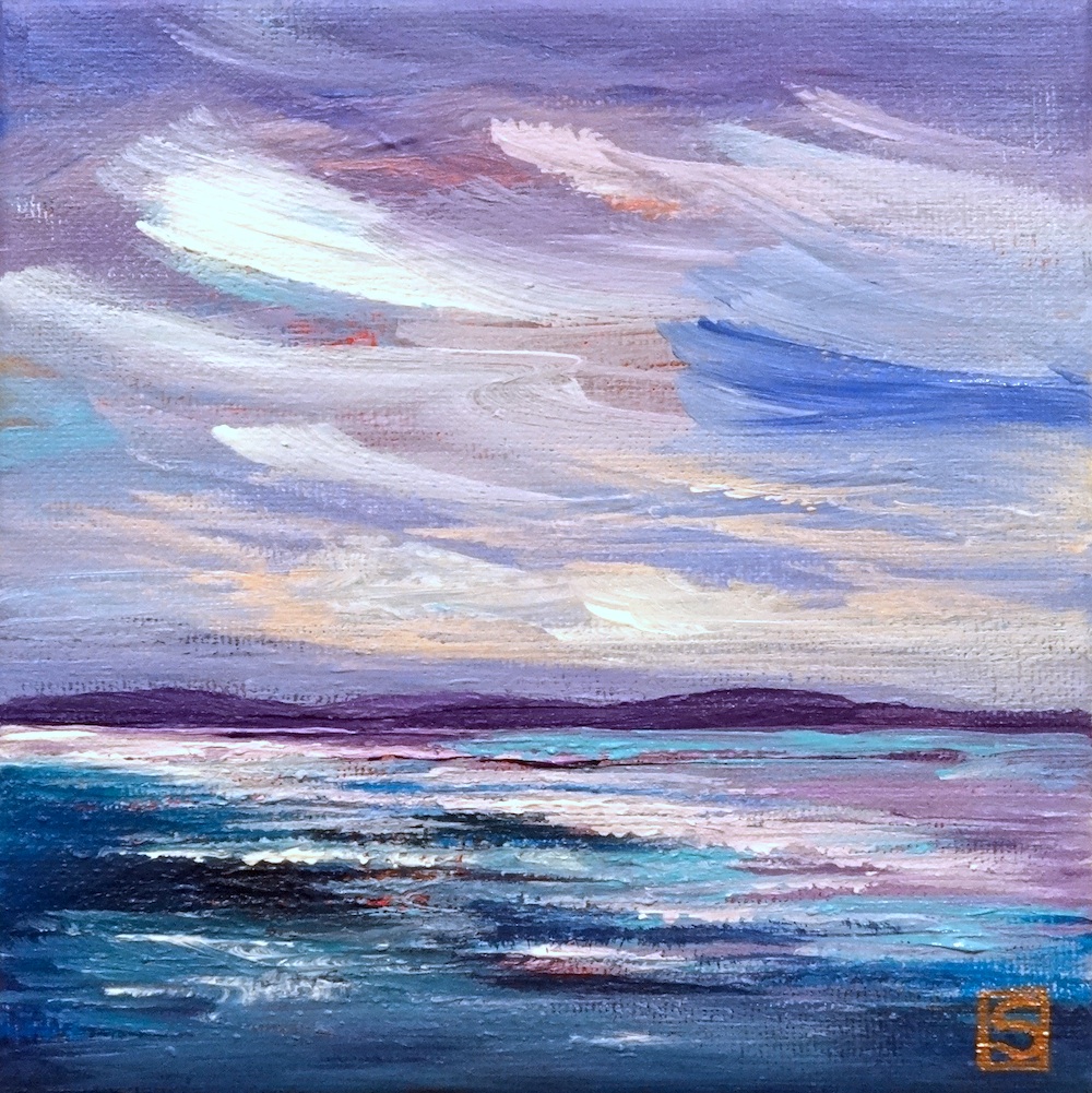 1000x1001 Sea Dean - Moonlight On Water Painting