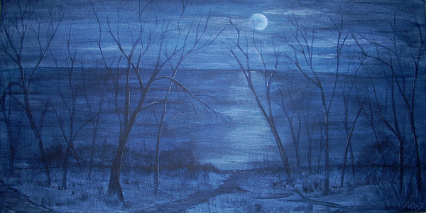 Moonlight On Water Painting At Paintingvalley.com 